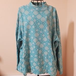 Croft & Barrow mock turtleneck shirt size 3X